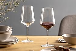 Leonardo Set 6 wine glass Puccini, clear, red