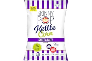 SKINNYPOP Skinny Pop Popcorn Sweet and Salty Kettle .8 oz 10 Pack