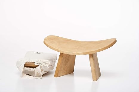 Bluecony Ikuko Meditation Bench Travel Version Wooden Kneeling