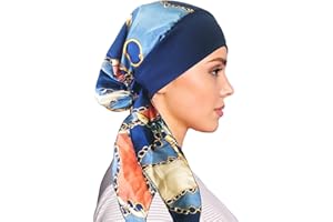 ORKSEA Chemo Headwear for Women Head Scarf Headwraps Silky Soft Turbans for Women Cancer Hats Chemo Beanie Coverings Scarves