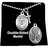 Saint Carlo Acutis, Catholic Boys Cross, Confirmation Cross, Bl. Carlo Necklace, 2.4mm Ball Chain, Confirmation Sponsor, Patron Gamers