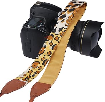 Correa para cámaras sin espejo, IMZ – leopardo serie – piel + ...