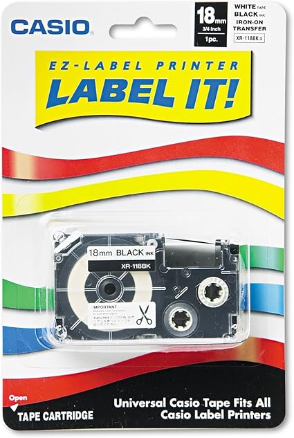 label maker iron on tape