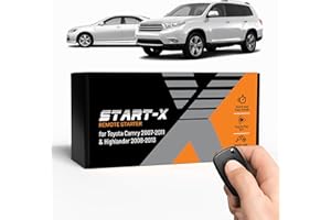 Start-X Remote Starter Kit for Camry 2007-2011, Highlander 2008-2013 Hybrid Push to Start || 100% Plug n Play || Lock 3X to R
