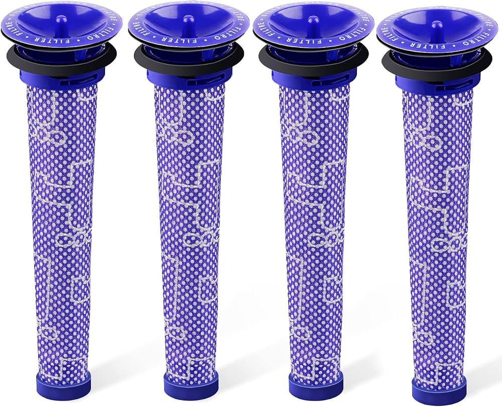 whekeosh Replacement Pre Filters for Dyson V6 V7 V8 DC59 DC58 4 Pack