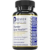 Premier Research Labs Premier Bone Health - Bone Health Vitamins, Bone Strength Supplement for Women & Men, Calcium Supplement with Vitamin K2, Healthy Bone Support - 90 Capsules