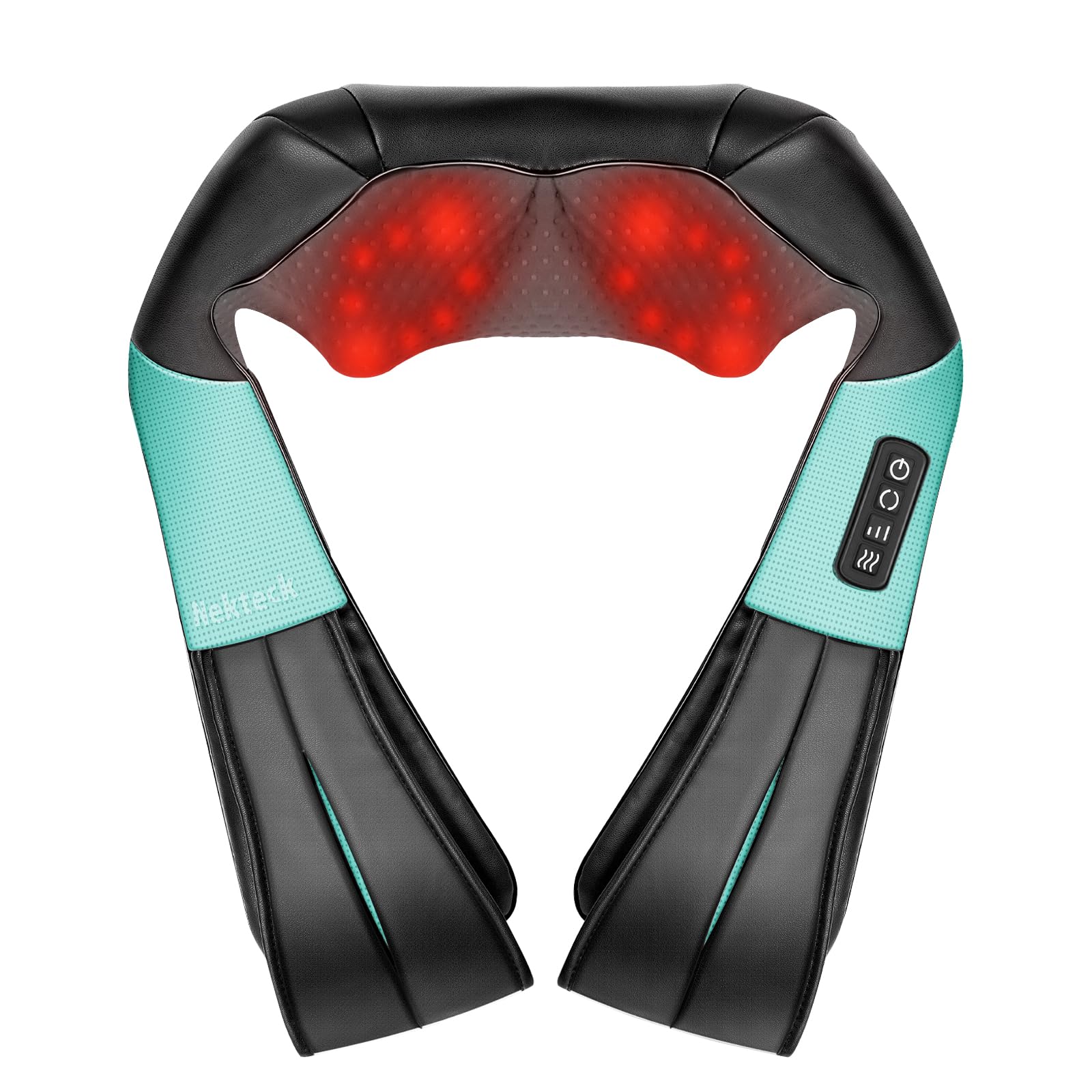 Photo 1 of ****MNekteck Shiatsu Neck and Back Massager with Soothing Heat, Electric Deep Tissue 3D Kneading Massage Pillow for Shoulder Leg Full Body Muscle Pain Relief, Car Office and Home Use