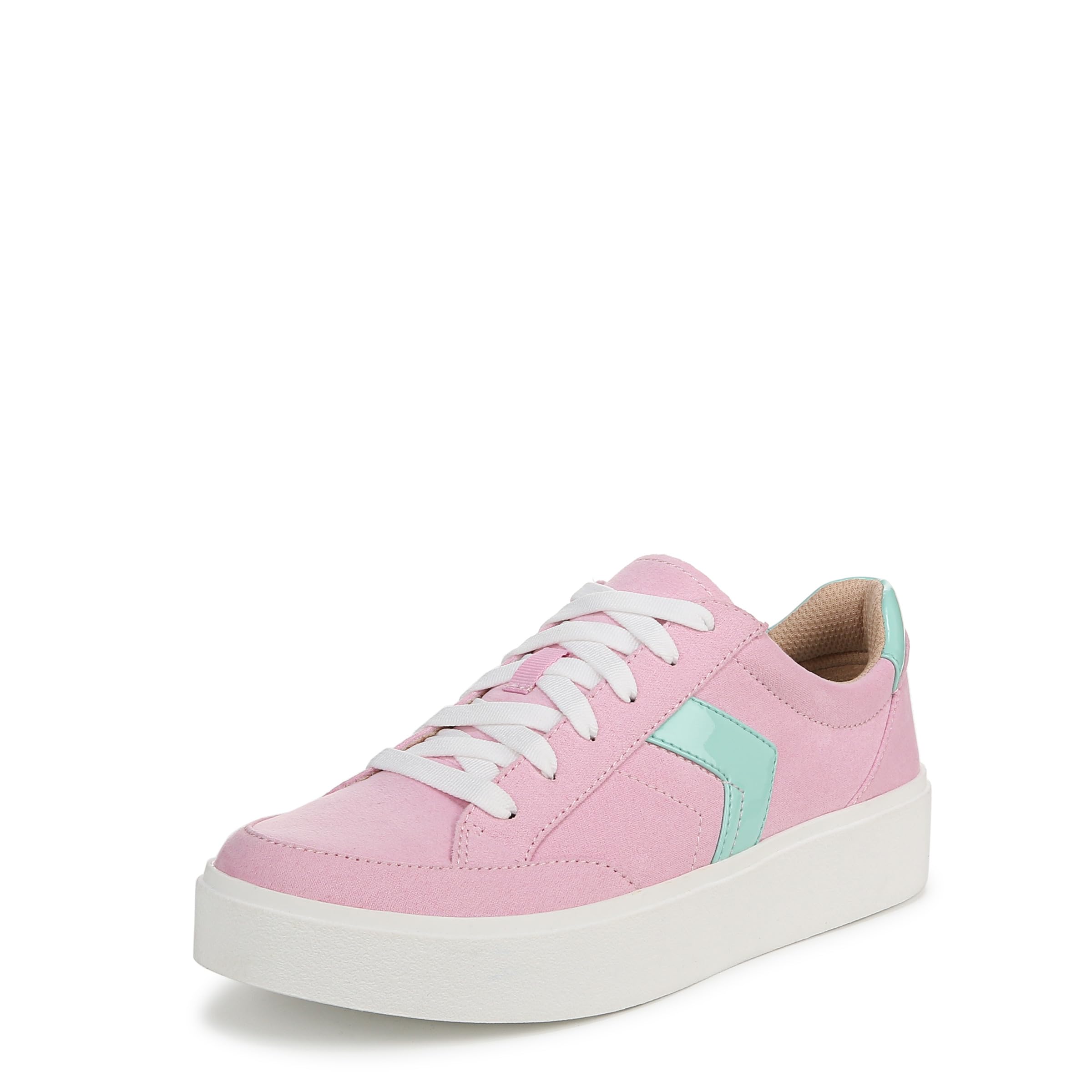 Dr. Scholl’s Womens Madison Lace Sneaker Sweet Pink Fabric 11 M