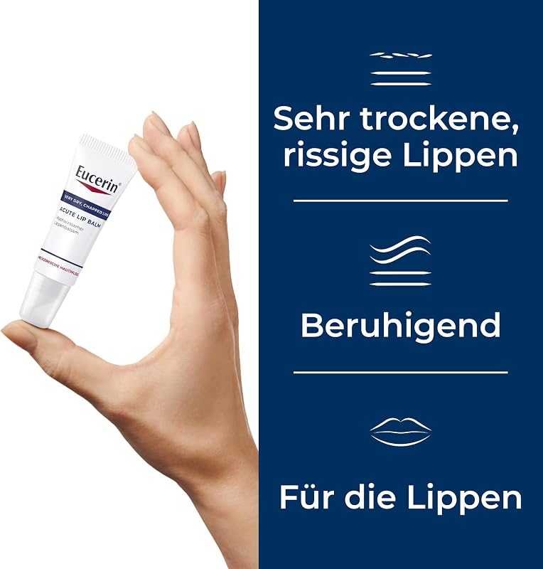 UreaRepair Acute Lip Balm 10 ml, Lippenpflege für trockene Lippen
