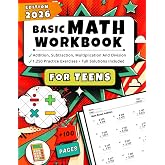 Basic Math Workbook For Teens: Over 1,250 Practice Problems with Full Answer Key