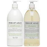 Phillip Adam Fragrance Free Shampoo and Conditioner Set - Sulfate Free & pH Balancing - 33.8 Ounce Each