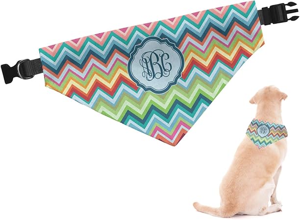 monogrammed dog bandana
