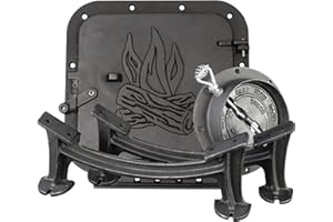 US Stove Company BSK2000 Heavy Duty Camp Stove Kit, Black, Medium