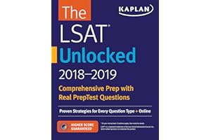 LSAT Unlocked 2018-2019: Proven Strategies For Every Question Type + Online (Kaplan Test Prep)