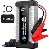 6000A Jump Starter, Portable Jump Starters 12V Car Battery Booster Jump Box Pack for All Gas &amp; 10.0L Diesel Engines with 3 Modes Flashlight and Jumper Cables