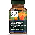 Gaia Herbs Sound Sleep - Natural Sleep Support to Promote Calm & Relaxation - with Valerian Root, Passionflower & More - 60 Vegan Liquid Phyto-Capsules (20-Day Supply)