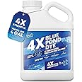 1 Gallon 4X Blue Pond Dye - Treats Like 4 Gallons & Covers 4 Acres, Concentrated Pond Dye Blue, Liquid Pond Shade & Blue Dye for Ponds and Lakes, Provides Natural Blue Color, Safe for Fish & Wildlife