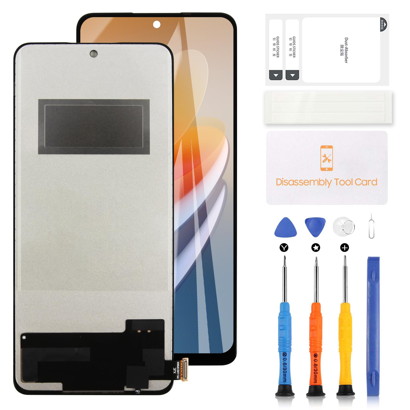 For Xiaomi Redmi Note 11 Pro Plus 5G Screen Replacement For Xiaomi Redmi Note 11 Pro+ 5G LCD Display Touch Digitizer Kit Redmi Note 11 Pro Plus 5G Display Glass Panel Full Assembly Not Original