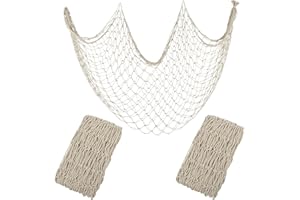 YuanDe 2 Pack Fish Net Decorations for Party