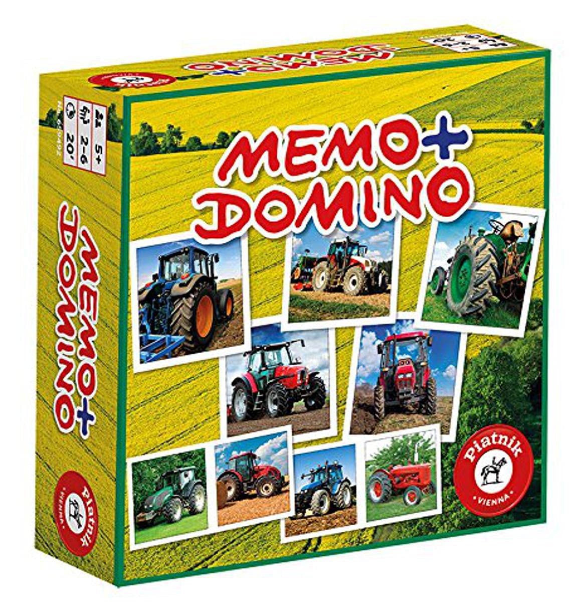 Piatnik 6594 "Tractors Memory/Domino Game