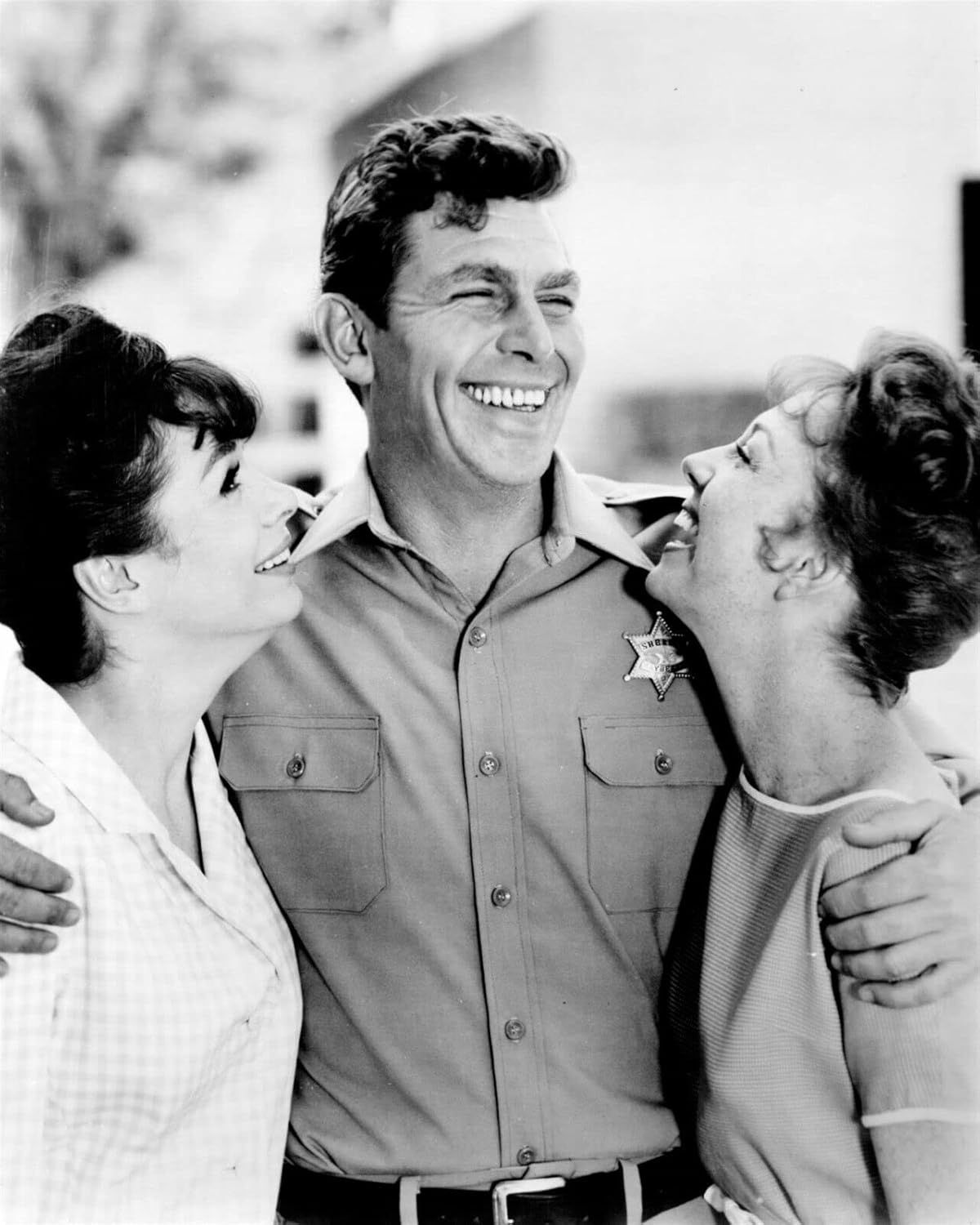 Photographs - Andy Griffith Show Aneta Corsaut Betty Lynn & Andy 8x10 inch photo