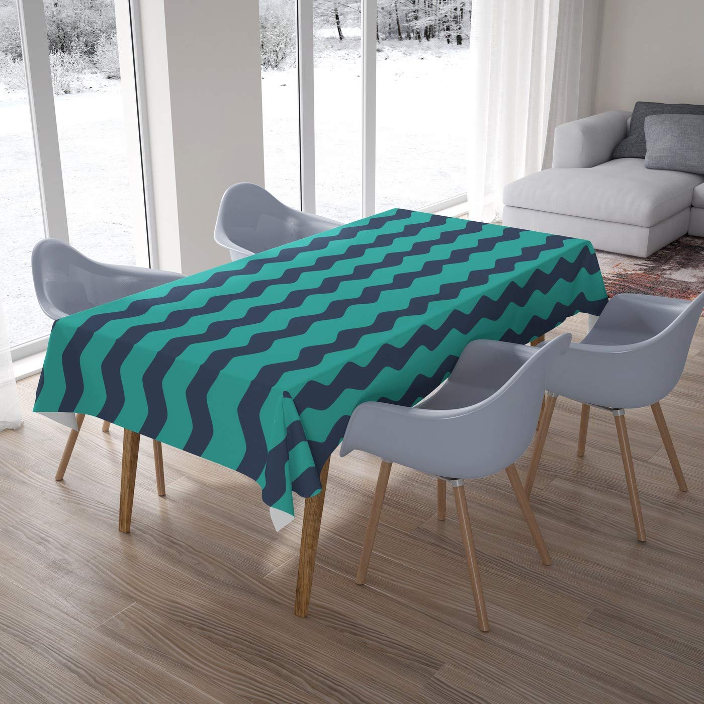 Bonamaison Kitchen Decoration, Tablecloth, 140cm x 200cm - Designed and Manufactured in Turkey — image 1
