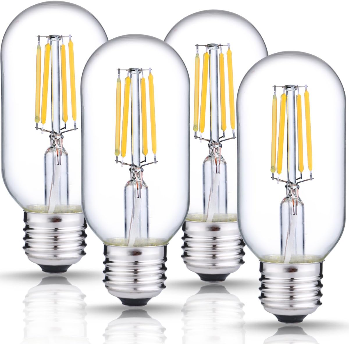 T45 Filament Light Bulb, E26 LED Bulbs, 4W(40W