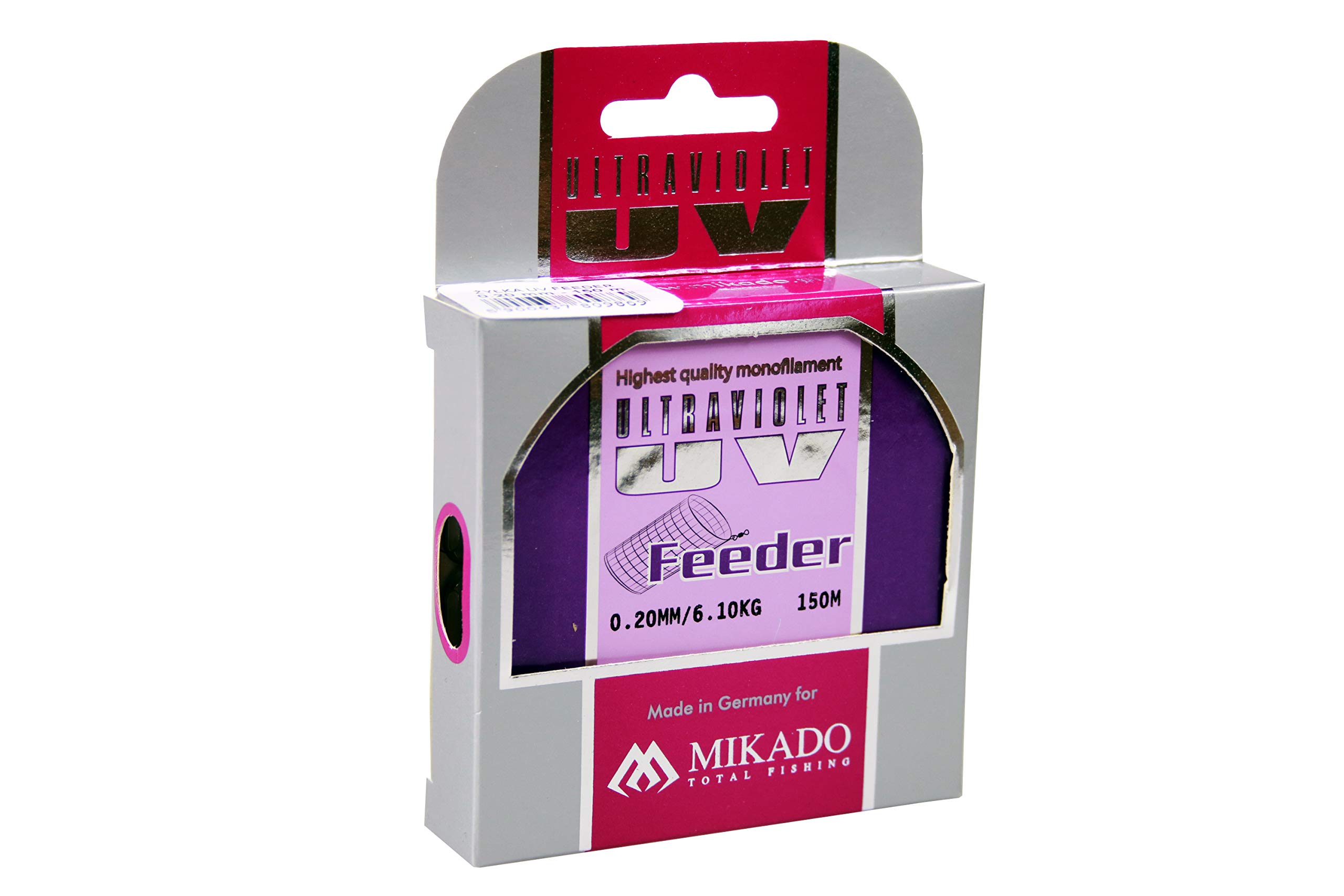 Mikado Fishing Line Ultraviolet Feeder 0.16-0.28 mm Carp Line Feeder Line Spool 150m, brown, 0.20mm / 6.10kg / ZXF 020