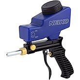 NEIKO 30068A Air Sand Blaster Gun | Remove Paint, Rust, Stains, and Grime on Surfaces | Gravity Feed | Replaceable Steel Nozz