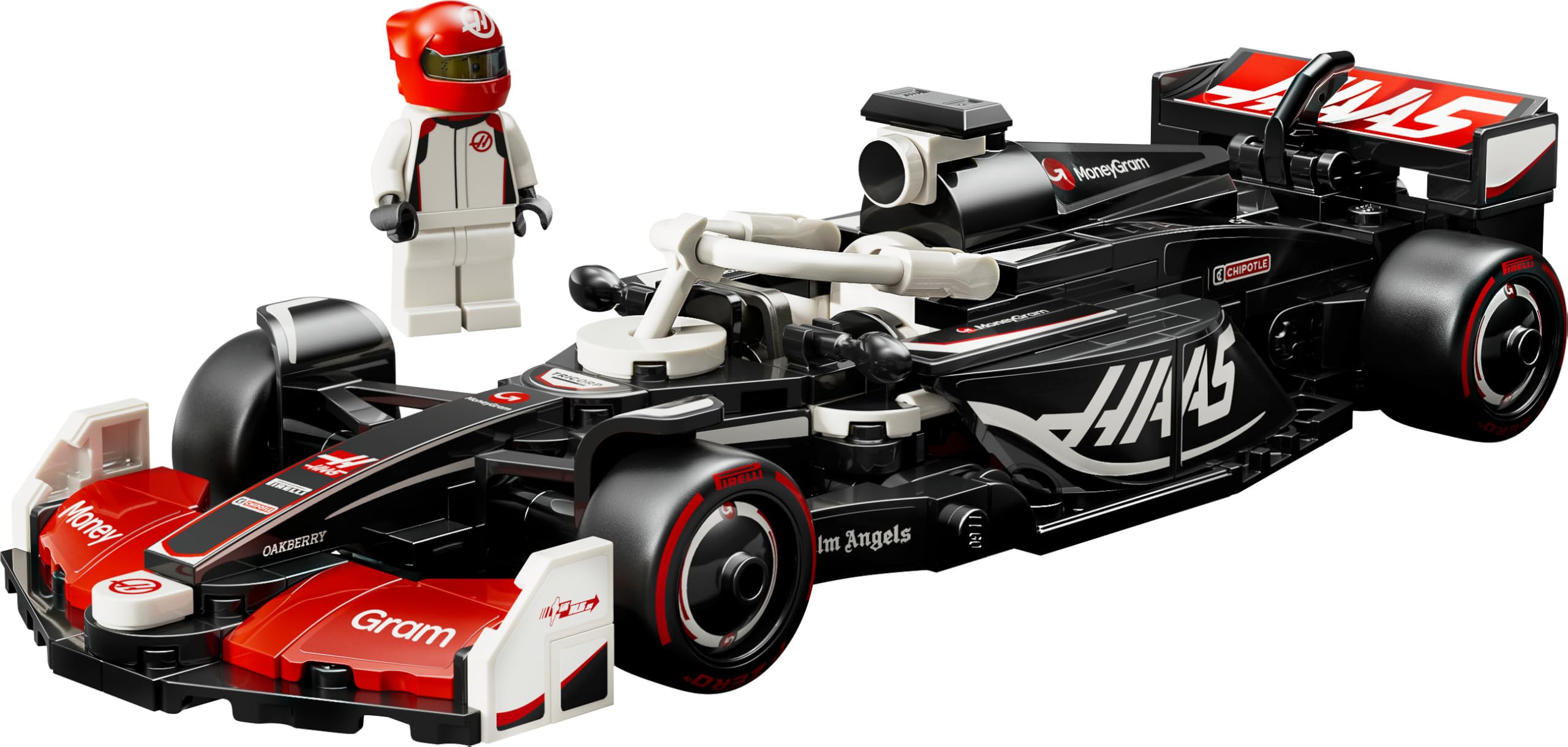 LEGO Speed Champions MoneyGram Haas F1 Team VF-24 Rennauto - Spielzeug mit Formel 1 Minifigur zum Sammeln - Modell und Geschenk für Jungen & Mädchen ab 10 Jahren und Erwachsene Motorsport Fans 77250 4