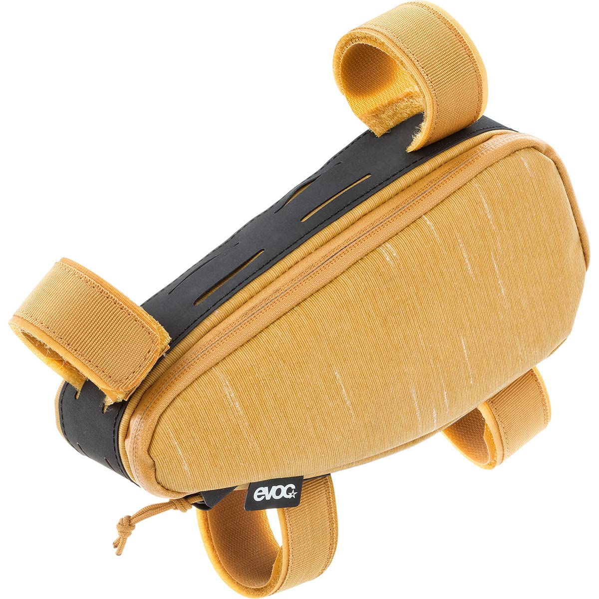 EVOC Multi Frame Pack, Bike Frame Bag for More Storage Space (Size: S, 0,7L Storage Space, Water-Repellent YKK Zip, Variable Fixation, incl. Frame Protection Strips), Clay Yellow (102803604-S)