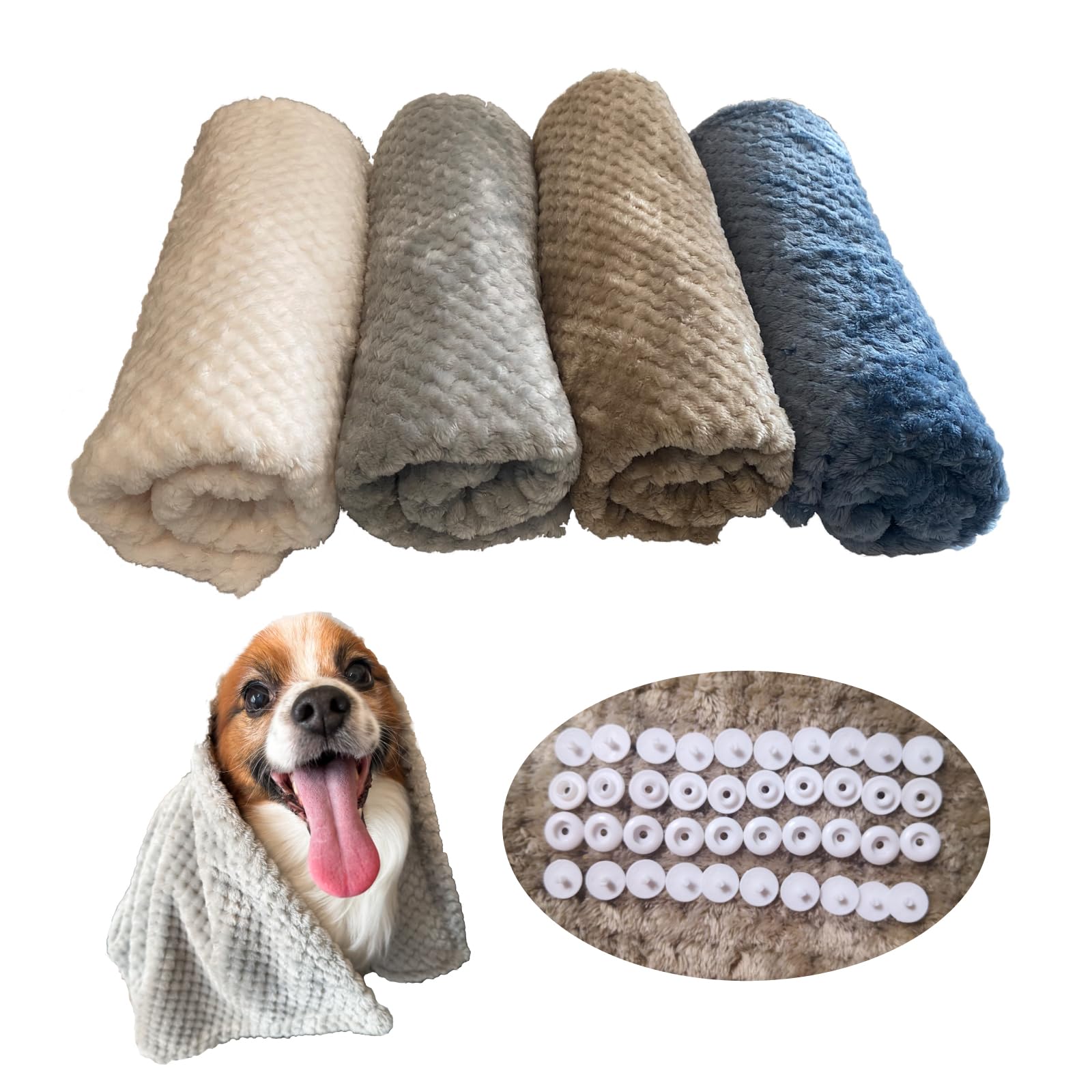 ペット 毛布 4枚セット65×45㎝の商品画像