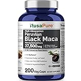 NusaPure Black Maca Root 50:1 Extract, 750 mg