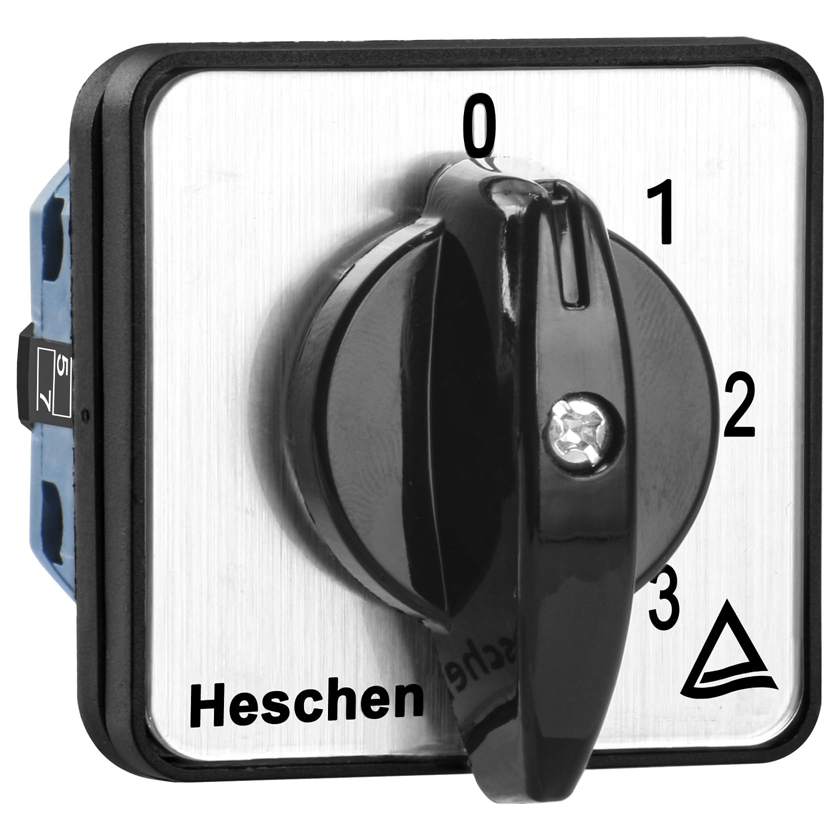 Heschen Universal Rotary Cam Selector Changeover Switch, SZW26-20/0-4.2, 660V 20A, 5 Position, 2 Phase, 8 Terminals