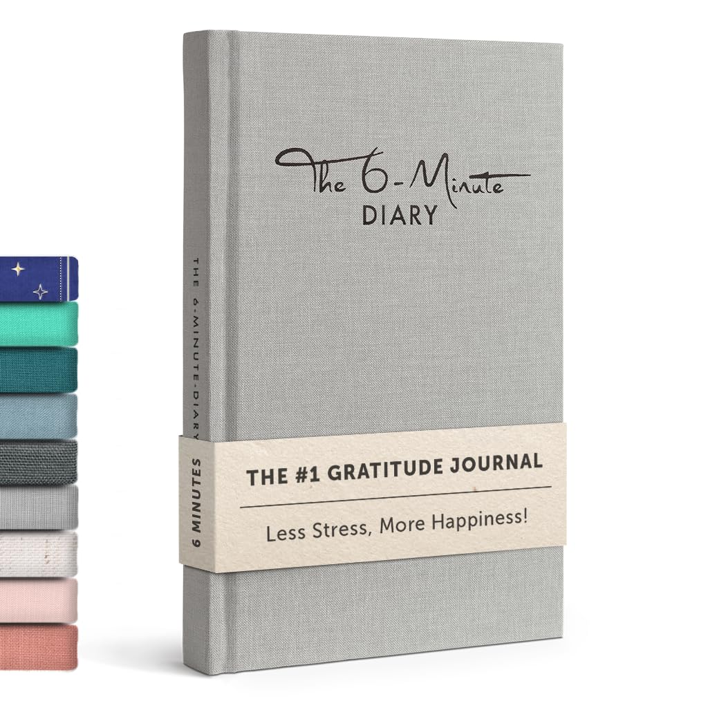 6-Minute Diary 3-Million-Copy Bestseller Gratitude Journal for Men & Women – Guided Mental Health Journal Based on Positive Psychology – Daily Manifestation Diary for Self-Care & Mindfulness — image 1