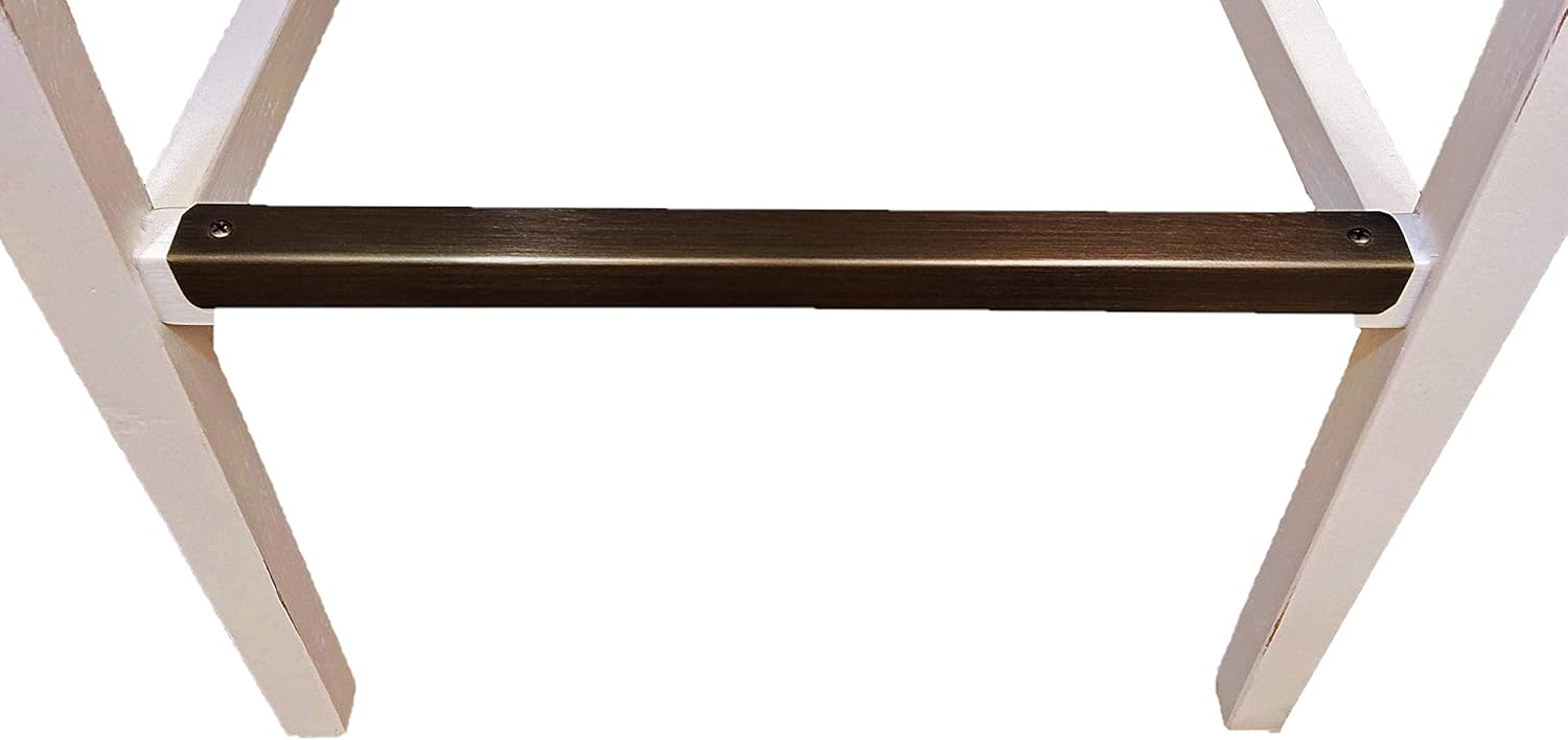 Amazon Com Bar Stool Counter Stool Foot Rail Cover With Screws English Antique Brass Finish On Stainless Steel 14 Length Stool Not Included Kitchen Dining