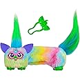 Furby DJ Furblets Can-Dee-Swirl Mini Electronic Plush Toy with Funny Stretchable Sound Effects & Music, Speaks Furbish, Pink,