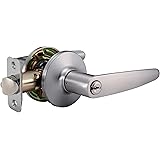 Amazon Basics Cambridge Reversible Entry Door Lever, Satin Nickel
