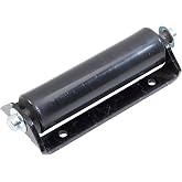 Lippert J-32 Roller for RV Slide-Out Systems, Exact Match Replacement Part, Flush Mount Design, Nylon Roller, Solid Steel Plate, Shaft, Two Push Nuts - 239114