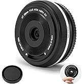 VILTROX 28mm F4.5 XF Pancake APS-C for Fuji XF, Auto Focus Wide Angle Prime Lens for Fujifilm Fuji X-Mount X-Pro2 X-Pro3 X-S1