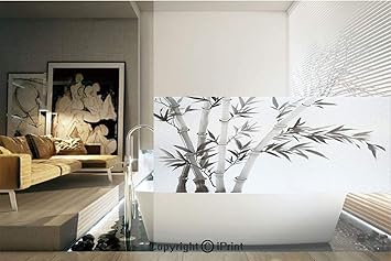 Amazon Com Decorative Privacy Window Film Traditional Bamboo