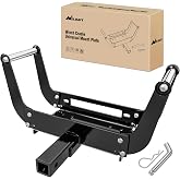 Nilight 10 x 4 1/2" Winch Bracket 8000-13,000 Lb Capacity | Winch Cradle Universal Mount Plate for 2 Inch Receiver Hitch