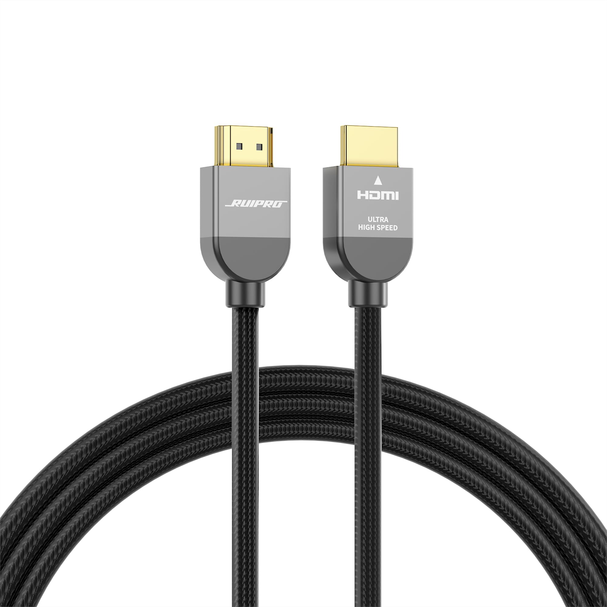 RUIPRO 8K Certified HDMI 2.1 Cable 10ft/3m Ultra HD High Speed 48Gbps 8K@60Hz 4K@120Hz Dynamic HDR eARC HDCP 2.2/2.3 Compatible with Blu-ray player HDTV Projector Home Theatre TV Box Games
