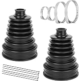 Flarione CV Axle Boot Repair Kit, Universal CV Joint Boot Fits 19-34mm | Durable Silicone Stretchable Protective Cover for Cars SUVs ATVs, Fixes Grease Leakage &amp; Torn Drive Axle Dust Guard