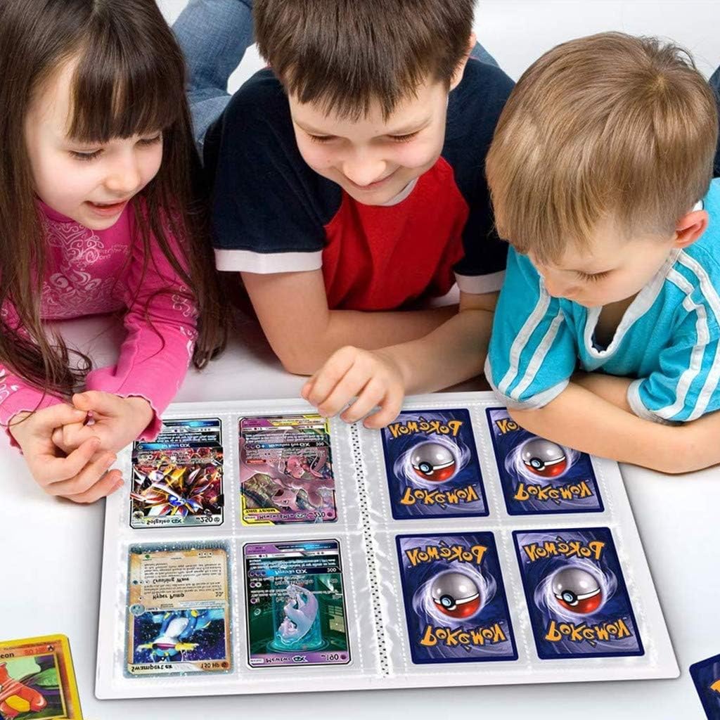 UHIPPO Storage Album Compatible Pokemon Cards, Cards Holder Compatible Pokemon Card GX MEGA and EX, Album Binder Compatible Pokemon Trading Cards, 30 Pages–240 cards (back-to-back) (Mewtwo VS Mew) - Image 5
