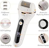 Swhily Electric Foot Callus Remover Rechargeable Pedicure File 6 Heads view 4