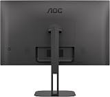 AOC Q27V5N 27 Inch QHD VA Monitor 75Hz 4ms FreeSync Height Adjust Pivot view 3