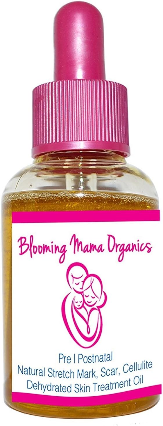Stretch Mark Remover Oil Maternity Skin Care Scar Repair 100% Rosehip Seabuckthon Oil REVIVE & RENEW 60ml Made in UK (Pregnancy Bath Soak)