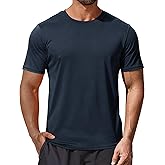 NEYOUQE Men's Workout T-Shirt Sport UPF 50+ Sun Protection Rash Guard Shirts Dry Fit Moisture Wicking Athletic Tops