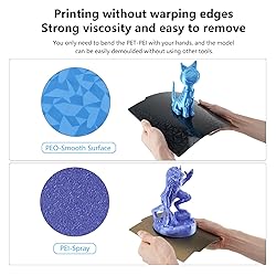 3D Printing Smooth PEO + Textured PEI Spring Steel